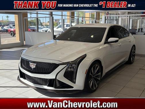Summit White 2025 Cadillac CT5-V V-Series Blackwing RWD