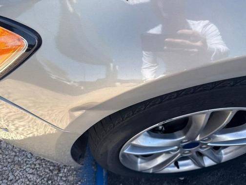 White Platinum Metallic Tri-Coat 2015 Ford Fusion Hybrid Titanium