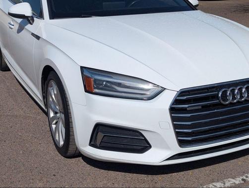 White 2018 Audi A5 2.0T Premium
