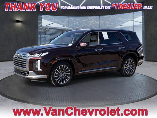 Sierra Burgundy 2025 Hyundai PALISADE Calligraphy