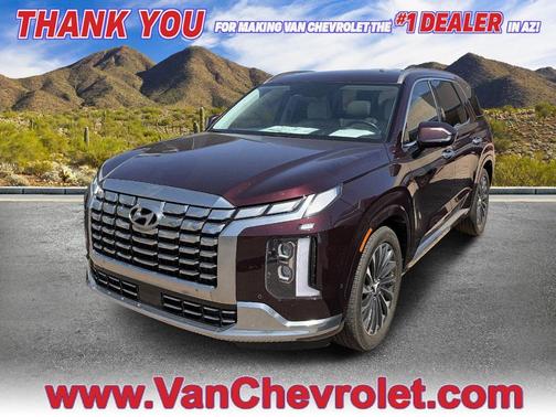 Sierra Burgundy 2025 Hyundai PALISADE Calligraphy