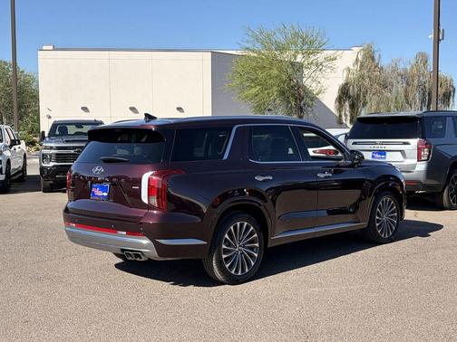 Sierra Burgundy 2025 Hyundai PALISADE Calligraphy