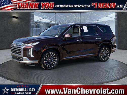Sierra Burgundy 2025 Hyundai PALISADE Calligraphy