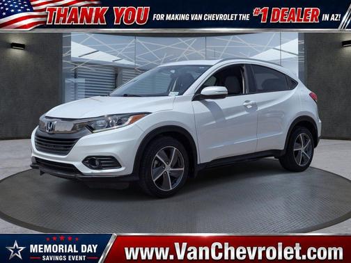 Platinum White Pearl 2021 Honda HR-V EX