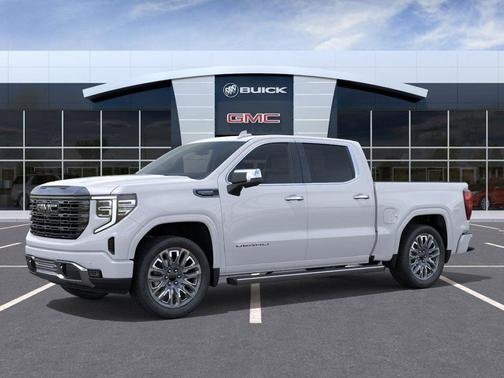 Glacier White Tricoat 2026 GMC Sierra 1500 Denali Ultimate