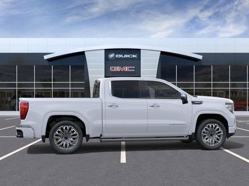Glacier White Tricoat 2026 GMC Sierra 1500 Denali Ultimate