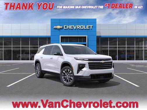 Summit White 2026 Chevrolet Traverse LT