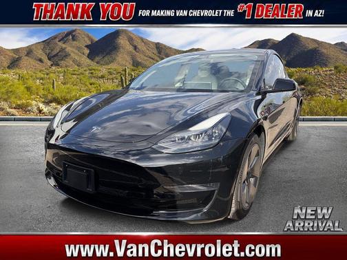 Solid Black 2021 Tesla Model 3 Standard Range Plus