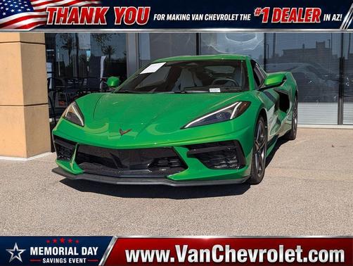Roswell Green Metallic 2026 Chevrolet Corvette Stingray w/1LT