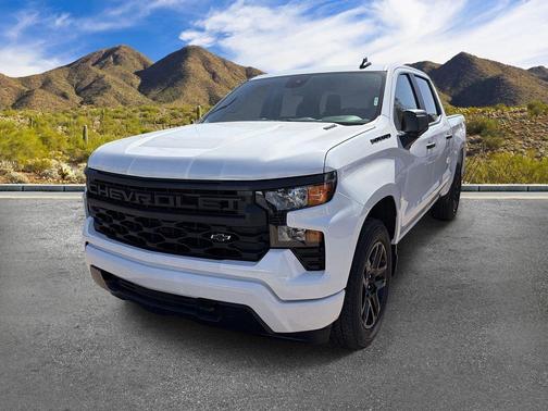 Summit White 2026 Chevrolet Silverado 1500 Custom