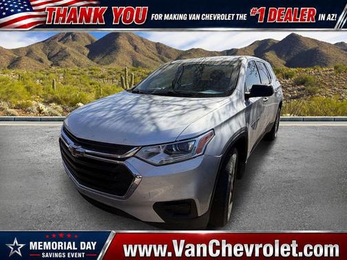 Silver Ice Metallic 2021 Chevrolet Traverse LS