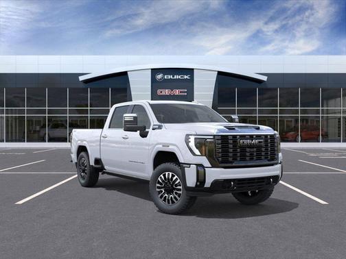 Glacier White Tricoat 2026 GMC Sierra 2500 Denali Ultimate
