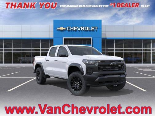Summit White 2026 Chevrolet Colorado Trail Boss
