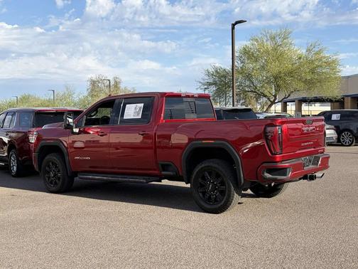 Volcanic Red Tintcoat 2025 GMC Sierra 2500 AT4