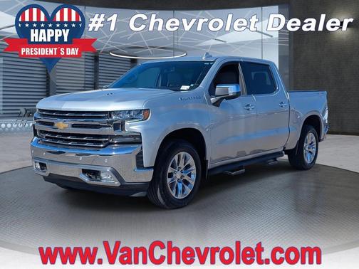 Silver Ice Metallic 2021 Chevrolet Silverado 1500 LTZ Truck
