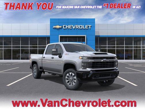 Sterling Gray Metallic 2026 Chevrolet Silverado 2500 Custom