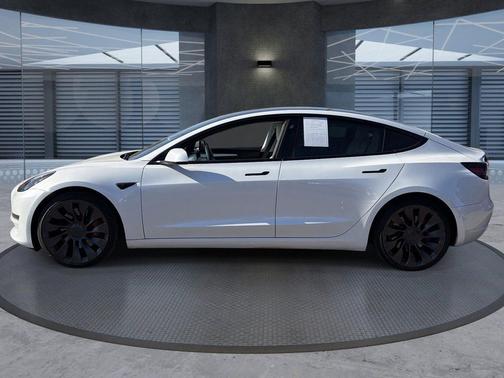 White 2021 Tesla Model 3 Performance