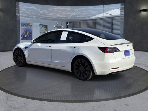 White 2021 Tesla Model 3 Performance