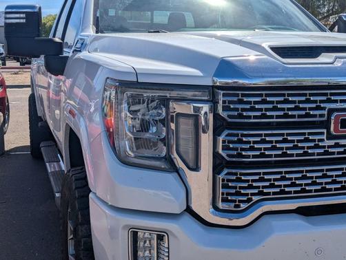 White Frost Tricoat 2020 GMC Sierra 3500 Denali