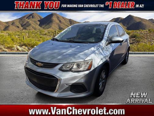 Arctic Blue Metallic 2018 Chevrolet Sonic LT