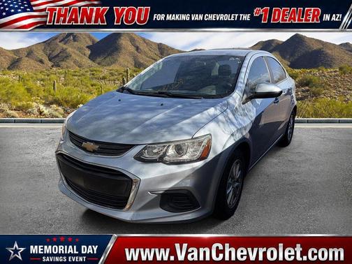 Arctic Blue Metallic 2018 Chevrolet Sonic LT