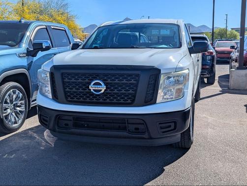 Glacier White 2017 Nissan Titan S