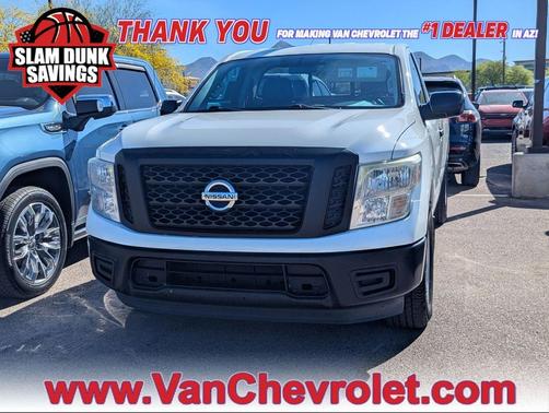 Glacier White 2017 Nissan Titan S