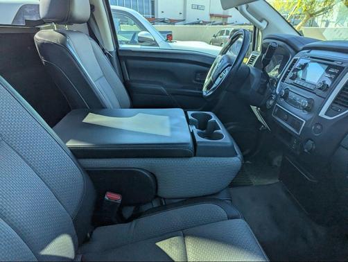 Glacier White 2017 Nissan Titan S