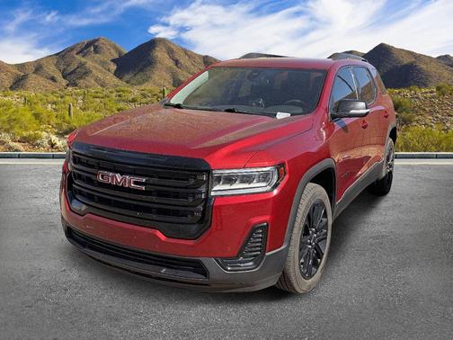 Volcanic Red Tintcoat 2023 GMC Acadia FWD SLE
