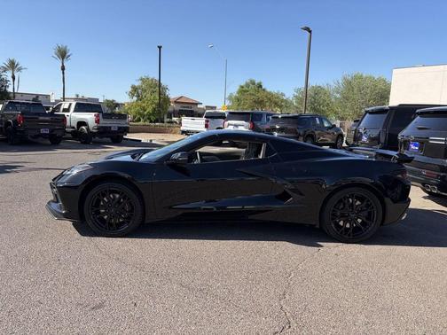 Black 2025 Chevrolet Corvette Stingray w/3LT
