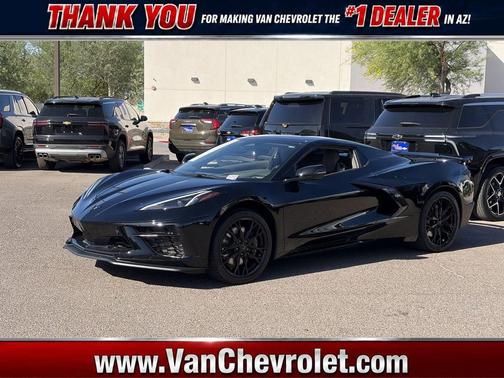 Black 2025 Chevrolet Corvette Stingray w/3LT
