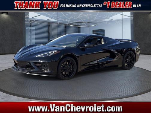 Black 2025 Chevrolet Corvette Stingray w/3LT