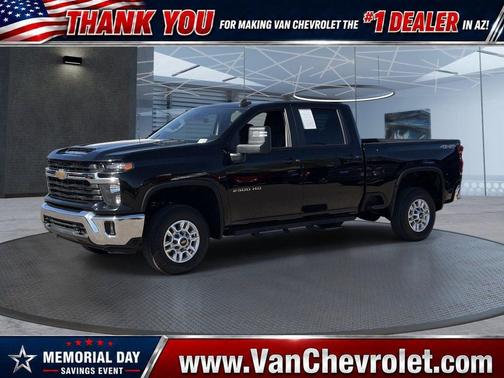 Black 2025 Chevrolet Silverado 2500 LT