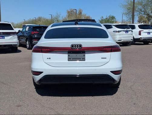 Glacier White Metallic 2025 Audi A6 e-tron Prestige