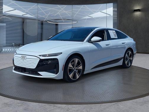 Glacier White Metallic 2025 Audi A6 e-tron Prestige
