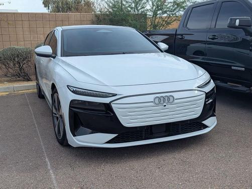 Glacier White Metallic 2025 Audi A6 e-tron Prestige