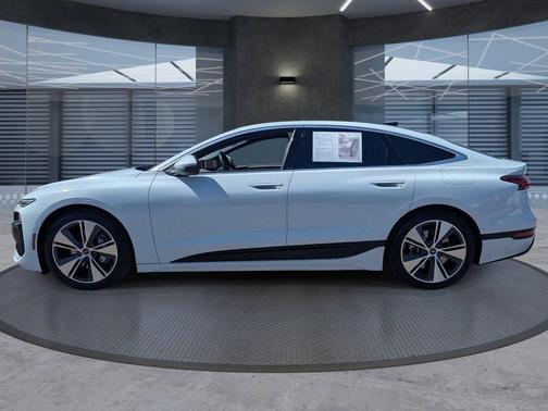 Glacier White Metallic 2025 Audi A6 e-tron Prestige