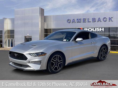 Ingot Silver Metallic 2018 Ford Mustang EcoBoost