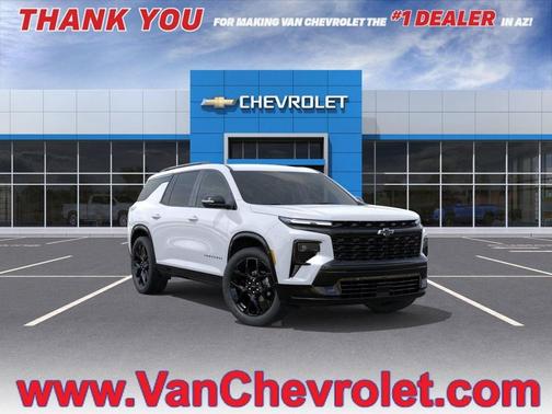 Polar White Tricoat 2026 Chevrolet Traverse RS