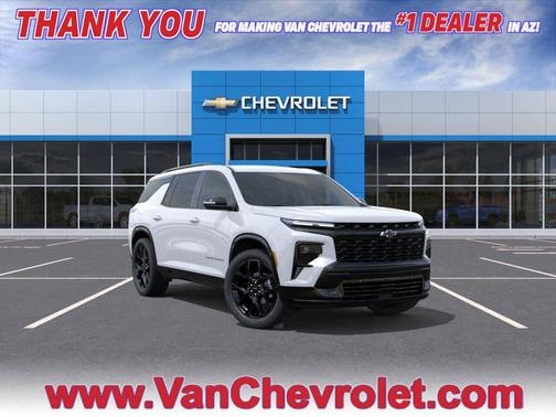 Polar White Tricoat 2026 Chevrolet Traverse RS