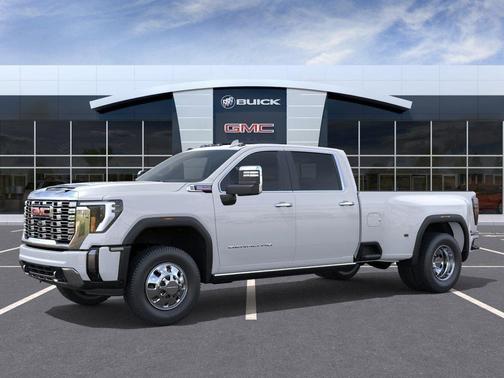 Glacier White Tricoat 2026 GMC Sierra 3500 Denali