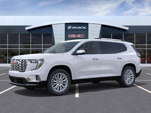 Glacier White Tricoat 2026 GMC Acadia Denali