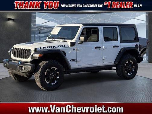 Bright White Clearcoat 2024 Jeep Wrangler 4xe Rubicon