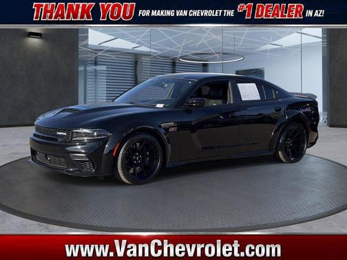 Pitch Black Clearcoat 2023 Dodge Charger Scat Pack