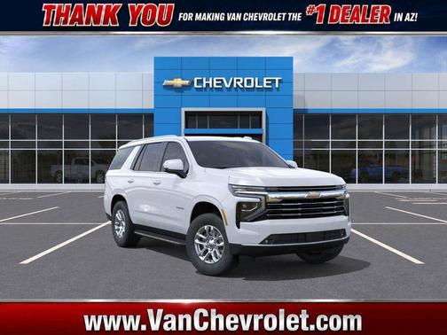 Summit White 2026 Chevrolet Tahoe LT