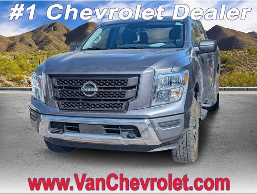 Silver 2024 Nissan Titan SV Truck