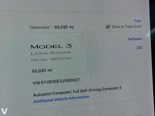2020 Tesla Model 3 Long Range