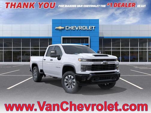 Summit White 2026 Chevrolet Silverado 2500 Custom