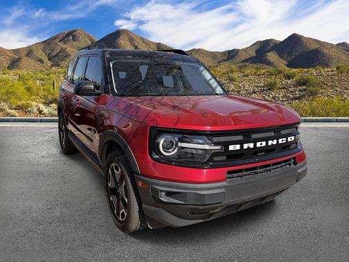 Rapid Red Metallic Tinted Clearcoat 2021 Ford Bronco Sport Outer Banks
