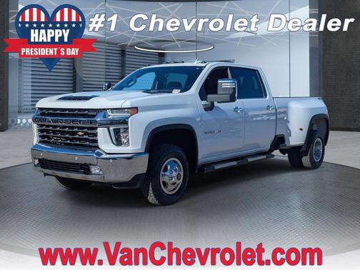 Summit White 2022 Chevrolet Silverado 3500 LTZ Truck